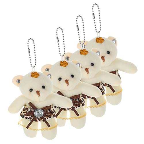 Yardwe 4 Stück Bärenpuppe Bär für Miniatur klein Plüsch dekorativ Dekoration Braut- Junge Party süßes Tier ausgestopfter Bär tragen Mini-Bären Stofftiere PP Baumwolle Leopard Yardwe 4 Stück Bärenpuppe Bär für Miniatur klein Plüsch dekorativ Dekoration Braut- Junge Party süßes Tier ausgestopfter Bär tragen Mini-Bären Stofftiere PP Baumwolle Leopard von Yardwe
