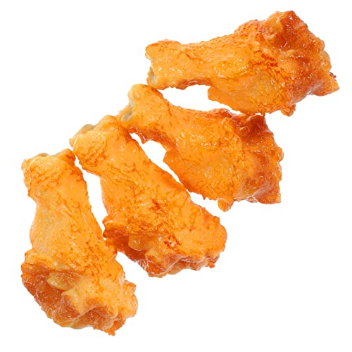 Yardwe 4 Stück Brathähnchenflügelmodell Künstliche Hühnerausstellung Hühnchen realistisch Hühnerbeine Realistisches falsches Huhn realistisches Huhn gefälschte Hühnerstütze PVC Yardwe 4 Stück Brathähnchenflügelmodell Künstliche Hühnerausstellung Hühnchen realistisch Hühnerbeine Realistisches falsches Huhn realistisches Huhn gefälschte Hühnerstütze PVC von Yardwe