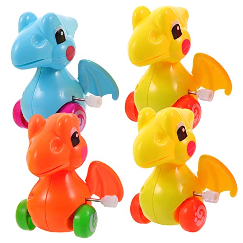 Yardwe 4 Stück Clockwork Wingsho - Aufziehauto aus Kunststoff Kleines für Kleinkinder Kleinkindspielzeug Dinosaurierspielzeug für Jungen -Spielzeugautos Plastik Yardwe 4 Stück Clockwork Wingsho - Aufziehauto aus Kunststoff Kleines für Kleinkinder Kleinkindspielzeug Dinosaurierspielzeug für Jungen -Spielzeugautos Plastik von Yardwe