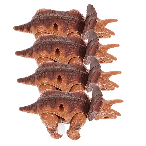 Yardwe 4 Stück Dinosaurier Aufziehspielzeug Kreative Wind Up Dinosaurier für Lernspielzeug Geschicklichkeit und Intelligenz Ostern Dekoration von Yardwe