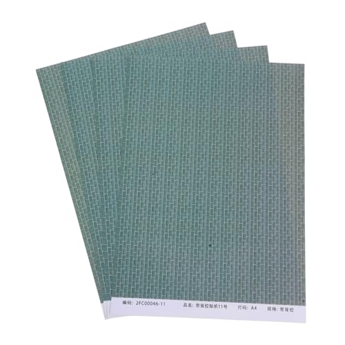 Yardwe 4 Stück Dollhouse Decoration Sticker Selbstklebende Wandaufkleber Badezimmer Wandkleher Dielentapete Miniatur-puppenhaus-tapete Miniatur-puppenhaus-bodenbelag Grey Papier Yardwe 4 Stück Dollhouse Decoration Sticker Selbstklebende Wandaufkleber Badezimmer Wandkleher Dielentapete Miniatur-puppenhaus-tapete Miniatur-puppenhaus-bodenbelag Grey Papier von Yardwe