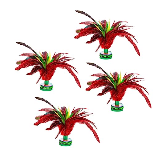 Yardwe 4 Stück Feder -Shuttlecock Kick Federball Treten Federbälle Badminton Hahn Federball Trainingsfederball Farbiger Federball Bunt Gegengewicht Aus Eisenblech Yardwe 4 Stück Feder -Shuttlecock Kick Federball Treten Federbälle Badminton Hahn Federball Trainingsfederball Farbiger Federball Bunt Gegengewicht Aus Eisenblech von Yardwe