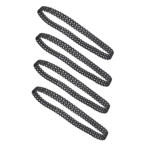 Yardwe 4 Stück Ferngesteuerte Panzergummispuren Tank DIY-Strecke Black Yardwe 4 Stück Ferngesteuerte Panzergummispuren Tank DIY-Strecke Black von Yardwe