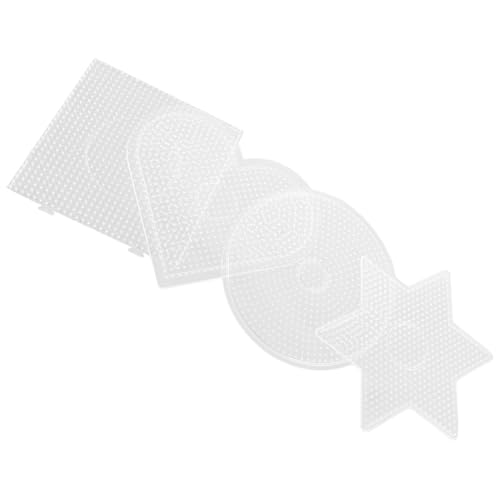 Yardwe 4 Stück Geometrische Vorlage lernspiel Erzieherisches Steckbrett Sicherungsperlen Vorlagen Vorlage für Sicherungsperlen Bohnenschablone Plastik Transparent Yardwe 4 Stück Geometrische Vorlage lernspiel Erzieherisches Steckbrett Sicherungsperlen Vorlagen Vorlage für Sicherungsperlen Bohnenschablone Plastik Transparent von Yardwe