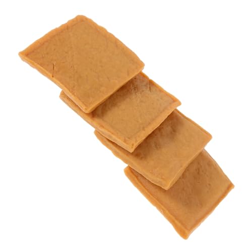 Yardwe 4 Stück Getrocknetes Tofu -Modell Künstlicher Tofu Fake-Food-tofu Gefälschter Tofu Künstliche Tofu-Requisite Künstlich Getrockneter Tofu Gefälschtes Tofu-Modell Plastik Light Brown Yardwe 4 Stück Getrocknetes Tofu -Modell Künstlicher Tofu Fake-Food-tofu Gefälschter Tofu Künstliche Tofu-Requisite Künstlich Getrockneter Tofu Gefälschtes Tofu-Modell Plastik Light Brown von Yardwe