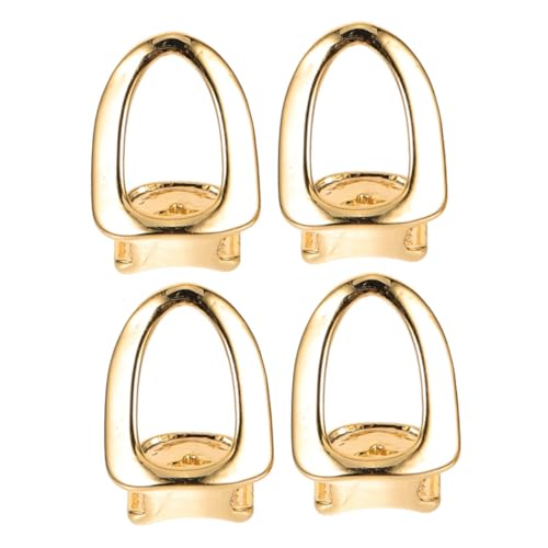Yardwe 4 Stück Goldene Zähnekappe Zähne Grillen einzelne Goldzahnkappe Grill für die Zähne Grills für Ihre Zähne Grillzubehör Kupfer von Yardwe