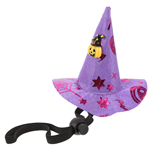 Yardwe 4 Stück Hexenhut Glitzernder Hexenhut Halloween Hexenkappen Halloween Kopfbedeckung Requisiten Hexenhüte Dekoration Kostüm Für Halloween Cosplay Party Katzen von Yardwe