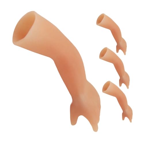 Yardwe 4 Stück Kleine Geisterhand Spielzeuge Fake Für Halloween Verschwindende Trickhände Kleine Streiche Zauberer Buster Fingerspielzeug Kinderparty Finger Kinderneuheit LED von Yardwe