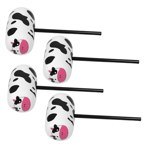 Yardwe 4 Stück Lustige Party Accessoires Mallet zum Aufblasen Geburtstagsinteraktions Requisiten Bunte Hämmer von Yardwe