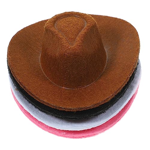 Yardwe 4 Stück Mini-cowboyhut Austauschbare Puppenhüte Miniaturhüte Basteln Mini-hüte Mini-Cowgirl-hüte Für Getränke Dekorative Miniaturhüte Mini-Miniatur-Hut Puppenhauslieferungen Vlies Yardwe 4 Stück Mini-cowboyhut Austauschbare Puppenhüte Miniaturhüte Basteln Mini-hüte Mini-Cowgirl-hüte Für Getränke Dekorative Miniaturhüte Mini-Miniatur-Hut Puppenhauslieferungen Vlies von Yardwe