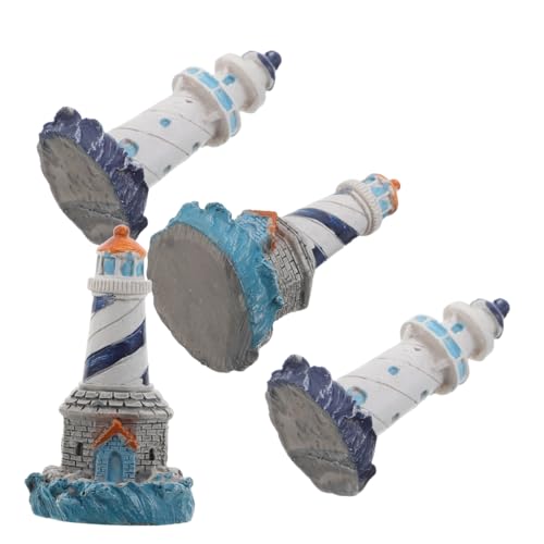 Yardwe 4 Stück Miniatur Leuchtturm Figuren aus Resin Mediterraner Küstenstil Nautische Miniatur Landschaftsdeko für Moosgärten Sukkulenten-tischdeko Robuste Mikrolandschaft Accessoires Yardwe 4 Stück Miniatur Leuchtturm Figuren aus Resin Mediterraner Küstenstil Nautische Miniatur Landschaftsdeko für Moosgärten Sukkulenten-tischdeko Robuste Mikrolandschaft Accessoires von Yardwe