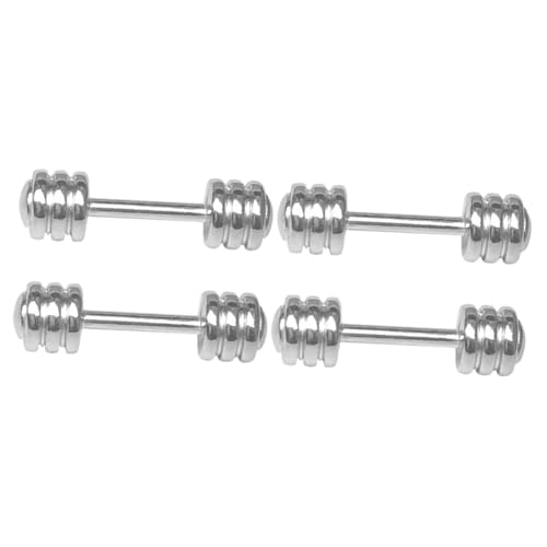 Yardwe 4 Stück Miniatur Metall Hantel Modell Teiliges Mini Fitness Dekoration Puppenhaus Zubehör Kleinste Trainingsgeräte Deko Yardwe 4 Stück Miniatur Metall Hantel Modell Teiliges Mini Fitness Dekoration Puppenhaus Zubehör Kleinste Trainingsgeräte Deko von Yardwe