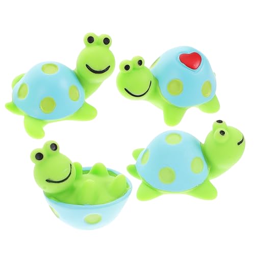 Yardwe 4 Stück Miniatur Schildkröten Figuren aus Resin Dekorative Skulpturen für Laptop Monitor und Auto Kreative Tischaccessoires und Schlüsselcap Charms Yardwe 4 Stück Miniatur Schildkröten Figuren aus Resin Dekorative Skulpturen für Laptop Monitor und Auto Kreative Tischaccessoires und Schlüsselcap Charms von Yardwe