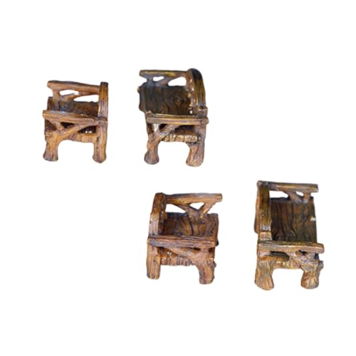 Yardwe 4 Stück Miniaturmöbel Teilig Stilvolle Resin Bänke und Stühle für Landschaften Dekoration für Bonsai Moos und Andere Hochwertige Handwerkskunst Langlebig und Attraktiv Yardwe 4 Stück Miniaturmöbel Teilig Stilvolle Resin Bänke und Stühle für Landschaften Dekoration für Bonsai Moos und Andere Hochwertige Handwerkskunst Langlebig und Attraktiv von Yardwe