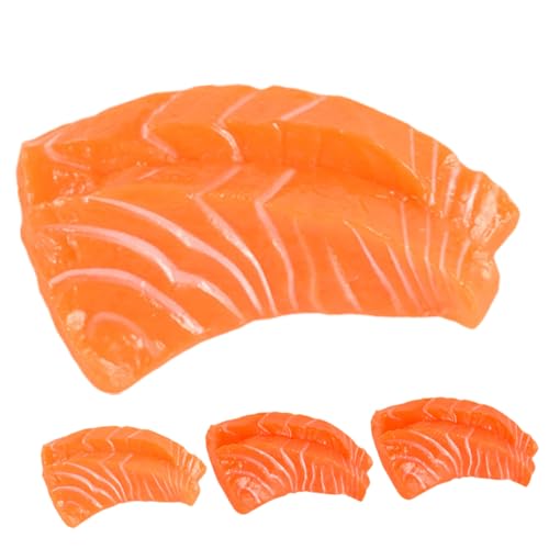 Yardwe 4 Stück Modell Lachsfilet Gefälscht Lachs-Modell Lebensmittelmodelle Für Lachsfilet Kleines Lachsdekor Simulierte Lachsrequisiten Lachs Requisiten Simuliertes Lachsdekor PVC Yardwe 4 Stück Modell Lachsfilet Gefälscht Lachs-Modell Lebensmittelmodelle Für Lachsfilet Kleines Lachsdekor Simulierte Lachsrequisiten Lachs Requisiten Simuliertes Lachsdekor PVC von Yardwe