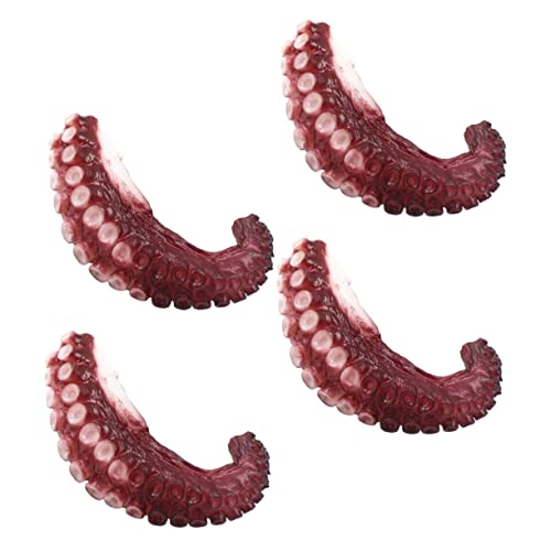 Yardwe 4 Stück Oktopus-Gummi Simulation Essen Streichspielzeug Realistisches Krakenkrallenmodell Künstliches Meeresfrüchtemodell Schreibtischaufsatz PVC Meeresfisch Tier Kind Yardwe 4 Stück Oktopus-Gummi Simulation Essen Streichspielzeug Realistisches Krakenkrallenmodell Künstliches Meeresfrüchtemodell Schreibtischaufsatz PVC Meeresfisch Tier Kind von Yardwe