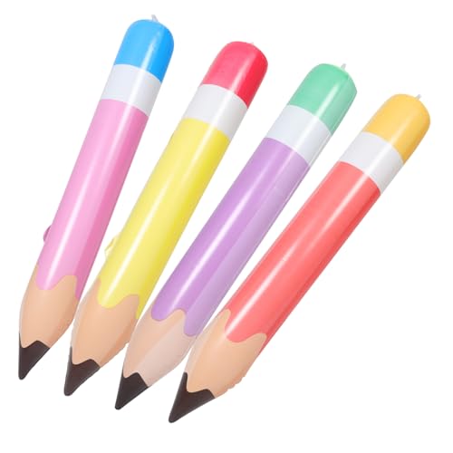 Yardwe 4 Stück PVC Riesige Aufblasbare Bleistifte Realistische Schulparty Deko für Klassenraum Abschlussfeier und Schulanfang Wiederverwendbare Leichte Riesen-ballons in Gelb Rot Violett Yardwe 4 Stück PVC Riesige Aufblasbare Bleistifte Realistische Schulparty Deko für Klassenraum Abschlussfeier und Schulanfang Wiederverwendbare Leichte Riesen-ballons in Gelb Rot Violett von Yardwe