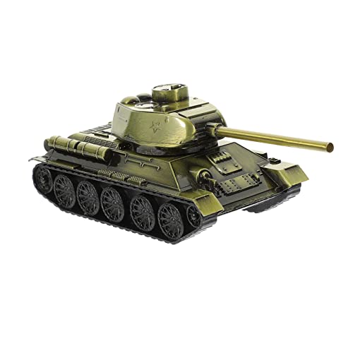Yardwe 4 Stück Panzermodell Geschenke Wohnkultur Modelle Ornament Tankverzierung aus Legierung Tankdekoration aus Legierung Haushalt Dekorationen Spielzeug von Yardwe