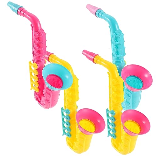 Yardwe 4 Stück Plastiksaxophonspielzeug Saxophon kleines -Saxophon Musikspielzeug Saxophon Saxophonspielzeug für Saxaboom- Kinderspielzeug Yardwe 4 Stück Plastiksaxophonspielzeug Saxophon kleines -Saxophon Musikspielzeug Saxophon Saxophonspielzeug für Saxaboom- Kinderspielzeug von Yardwe