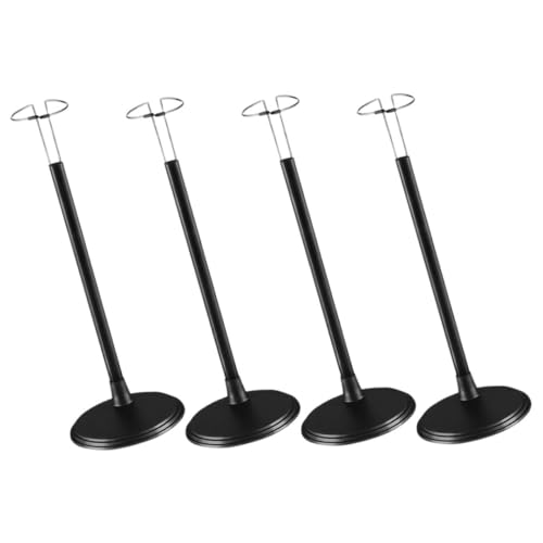 Yardwe 4 Stück Puppenhalter Puppenständer aus Holz Stofftier-Ausstellungsständer ausgestopfter Tierhalter Ausstellungsstände für Actionfiguren Figur Steht PVC Black Yardwe 4 Stück Puppenhalter Puppenständer aus Holz Stofftier-Ausstellungsständer ausgestopfter Tierhalter Ausstellungsstände für Actionfiguren Figur Steht PVC Black von Yardwe