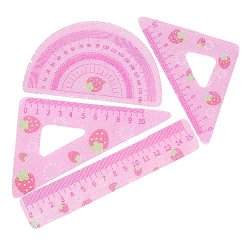 Yardwe 4 Stück Puppenhaus Mini -Herrscher Mini-Lineal Miniatur-Puppenhaus- Mini-Schulmaterial-Kit Mini-Puppenhaus-Zubehör Mini-Schulsachen Puppenhaus-Bastelbedarf Plastik Rosa Yardwe 4 Stück Puppenhaus Mini -Herrscher Mini-Lineal Miniatur-Puppenhaus- Mini-Schulmaterial-Kit Mini-Puppenhaus-Zubehör Mini-Schulsachen Puppenhaus-Bastelbedarf Plastik Rosa von Yardwe
