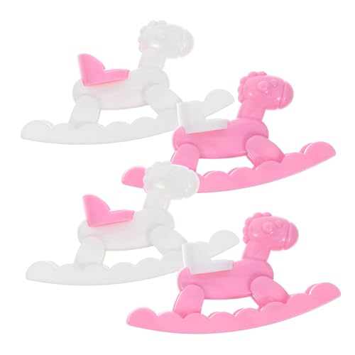 Yardwe 4 Stück Puppenhaus-Trojaner Mini Creme Schaukeln holzspielzeug schaukelpferd deko Wohnzimmer Dekoration Schaukelpferd Puppenhaus-Pferdestuhl Puppenhaus-Schaukelpferd Abs Weiß Yardwe 4 Stück Puppenhaus-Trojaner Mini Creme Schaukeln holzspielzeug schaukelpferd deko Wohnzimmer Dekoration Schaukelpferd Puppenhaus-Pferdestuhl Puppenhaus-Schaukelpferd Abs Weiß von Yardwe