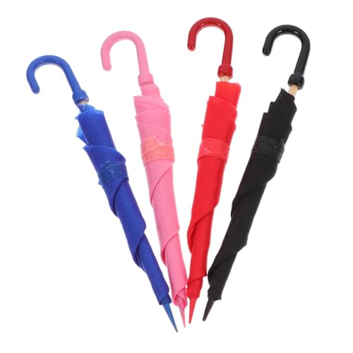 Yardwe 4 Stück Puppenhauszubehör Miniaturschirm Figuren Regenschirm Miniaturen Mini-Puppen Rollenspielzubehör Mini-Modelle Puppendekorationen Puppenschirm Mini Möbel Stoff Yardwe 4 Stück Puppenhauszubehör Miniaturschirm Figuren Regenschirm Miniaturen Mini-Puppen Rollenspielzubehör Mini-Modelle Puppendekorationen Puppenschirm Mini Möbel Stoff von Yardwe