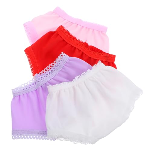 Yardwe 4 Stück Puppenunterwäsche Puppenunterwäsche Kleine Puppenmädchenunterwäsche Ups Wiederverwendbare Puppenhöschen Mini Panty Unterwäsche Für Puppenzubehör Rollenspiel Puppenhöschen Yardwe 4 Stück Puppenunterwäsche Puppenunterwäsche Kleine Puppenmädchenunterwäsche Ups Wiederverwendbare Puppenhöschen Mini Panty Unterwäsche Für Puppenzubehör Rollenspiel Puppenhöschen von Yardwe