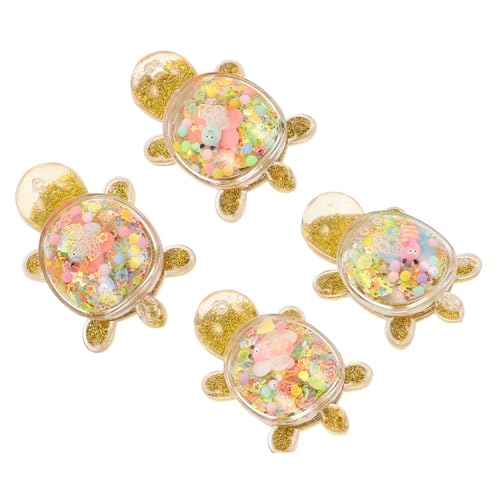 Yardwe 4 Stück Realistische Meeres Schildkröten für Geburtstagsfeiern Dekorative Sandlandschaft für Kinderbäder und Sommer Pools für Aquarien und Tischdekoration von Yardwe