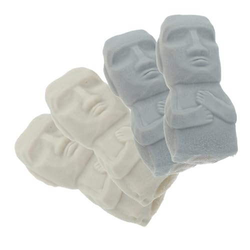 Yardwe 4 Stück Rock Man entpackt kinderspielzeug kleine Quetschspielzeuge zur Druckentlastung Neuheit Relief Squeeze Sinnesspielzeug Sand Zufällige Farbe von Yardwe