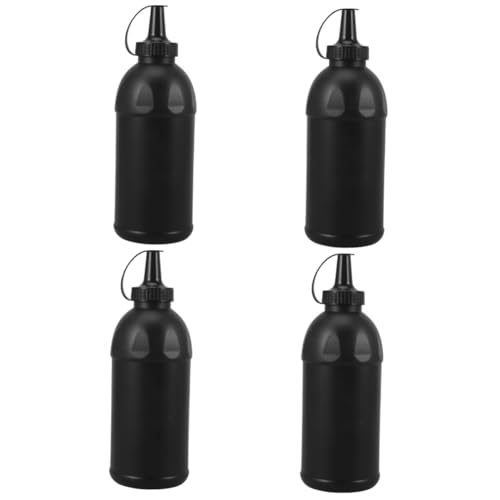 Yardwe 4 Stück Rundflasche aus Robustem Luftdicht Verschließbar Praktische Aufbewahrung für Spielperlen Leicht Tragbar und Bruchfest für Outdoor Spiele von Yardwe