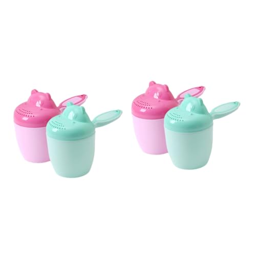 Yardwe 4 Stück Shampoo-Becher für strandspielzeug sandspielzeug Haare waschen wassergläser Shampoo-Spülbecher Shampoo Schaufeln Sprinkler pp Wiederverwendbar von Yardwe