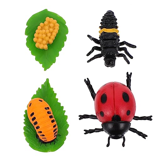 Yardwe 4 Stück Simulation Lebenszyklus Teiliges Pädagogische Figuren für Kreative Dekoration für Schreibtische für Junge und Insektenliebhaber Yardwe 4 Stück Simulation Lebenszyklus Teiliges Pädagogische Figuren für Kreative Dekoration für Schreibtische für Junge und Insektenliebhaber von Yardwe