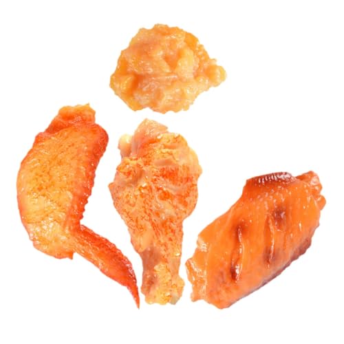 Yardwe 4 Stück Simulierte Hühnerbeine und Hühnerflügel Fast-Food-Modell gefälschte gebratene Hähnchenkeule gefälschtes Lebensmittelmodell simuliertes Huhn Brathähnchenspielzeug PVC Yardwe 4 Stück Simulierte Hühnerbeine und Hühnerflügel Fast-Food-Modell gefälschte gebratene Hähnchenkeule gefälschtes Lebensmittelmodell simuliertes Huhn Brathähnchenspielzeug PVC von Yardwe