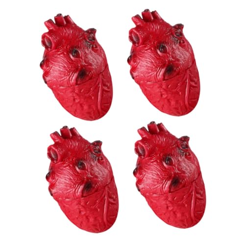 Yardwe 4 Stück Simuliertes Herz gruselig beängstigend gefälscht Herz Dekorationen drinnen Halloween deko Halloween-Herz-Requisite Halloween-Dekorationsparty Halloween- Vinyl rot Yardwe 4 Stück Simuliertes Herz gruselig beängstigend gefälscht Herz Dekorationen drinnen Halloween deko Halloween-Herz-Requisite Halloween-Dekorationsparty Halloween- Vinyl rot von Yardwe