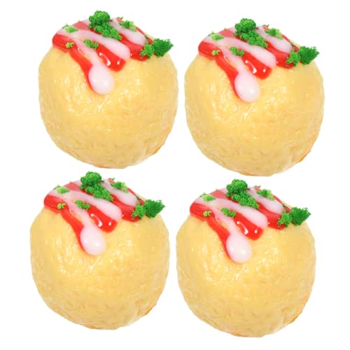Yardwe 4 Stück Takoyaki -Modell Snacks Mini Japanisches Essen Foto Requisite Mini-Snack-Set kleine Snack-Ornamente Mini-japanischer Snack Mini-Szenen-Layout-Requisite PVC Yardwe 4 Stück Takoyaki -Modell Snacks Mini Japanisches Essen Foto Requisite Mini-Snack-Set kleine Snack-Ornamente Mini-japanischer Snack Mini-Szenen-Layout-Requisite PVC von Yardwe