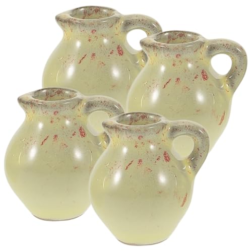 Yardwe 4 Stück Taschenblumentopf Minature Dinge Mini Tontöpfe zum Basteln Puppenhaus Topf Miniatur-Dinge Minitöpfe für Pflanzen Mini-Blumentöpfe zum Basteln Keramik Yardwe 4 Stück Taschenblumentopf Minature Dinge Mini Tontöpfe zum Basteln Puppenhaus Topf Miniatur-Dinge Minitöpfe für Pflanzen Mini-Blumentöpfe zum Basteln Keramik von Yardwe