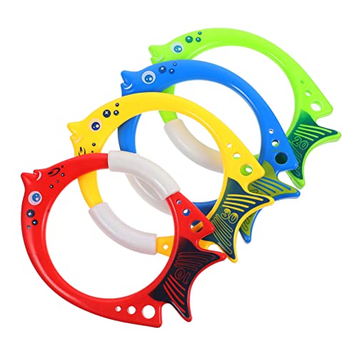 Yardwe 4 Stück Tauchfischringspielzeug Ringe Pool -tauchspielzeug Schwimmspielzeug Kinderpool Tauchbecken Für Tauchen Schwimmbad Werkzeuge Für Tauchbecken Schwimmreifen Abs Yardwe 4 Stück Tauchfischringspielzeug Ringe Pool -tauchspielzeug Schwimmspielzeug Kinderpool Tauchbecken Für Tauchen Schwimmbad Werkzeuge Für Tauchbecken Schwimmreifen Abs von Yardwe