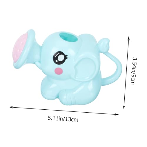 Yardwe 4 Stück Teiliges Badespielzeug Gießkannen Wassersprinkler Hellblau Cartoon Design Wasserspielzeug für Badewanne und Garten Robustes Kunststoff Material für Mädchen Ab Jahr von Yardwe