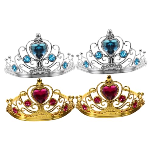 Yardwe 4 Stück Teiliges Geburtstagskronen Prinzessinnen Kopfschmuck für Partys Aufführungen und Fotorequisiten Zufällige Strassfarbe für Jungen Zufällige Farbe Yardwe 4 Stück Teiliges Geburtstagskronen Prinzessinnen Kopfschmuck für Partys Aufführungen und Fotorequisiten Zufällige Strassfarbe für Jungen Zufällige Farbe von Yardwe