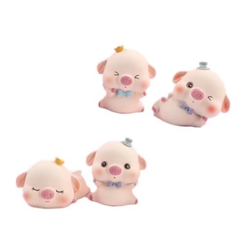 Yardwe 4 Stück Teiliges Niedlicher Kuchen Dekoration Resin Schwein Figuren für Geburtstagsfeiern Kreative Backdeko und Autodekoration für Heimdekoration und Besondere Anlässe Yardwe 4 Stück Teiliges Niedlicher Kuchen Dekoration Resin Schwein Figuren für Geburtstagsfeiern Kreative Backdeko und Autodekoration für Heimdekoration und Besondere Anlässe von Yardwe