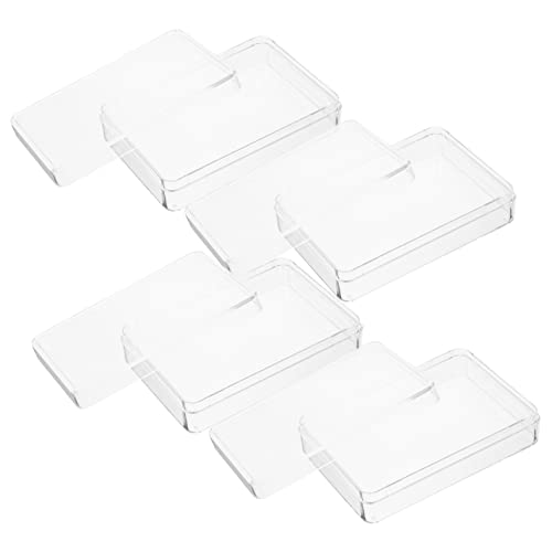 Yardwe 4 Stück Teiliges Pokerkarten mit Aufbewahrungsbox Praktischer Kartenbox für Spielkarten Wasserdichtes und Stabiles Kunststoffmaterial für Pokerliebhaber und Kartensammler von Yardwe