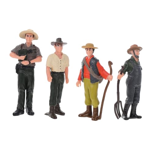 Yardwe 4 Stück Teiliges Realistische Farmarbeiter Figuren Mensch Modelle für Landschaftsdekoration Ergänzung für Mikrogärten und Spielzeugwelten Yardwe 4 Stück Teiliges Realistische Farmarbeiter Figuren Mensch Modelle für Landschaftsdekoration Ergänzung für Mikrogärten und Spielzeugwelten von Yardwe
