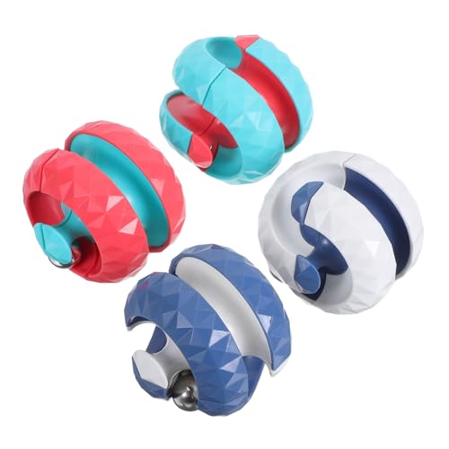 Yardwe 4 Stück Teiliges Stressabbau-fidgetspielzeug mit Rollenden Perlen Sensorisches Langlebiges Puzzle für Büro und Schule Tragbarer Entspannungsspielball Partygeschenk für Erwachsene von Yardwe