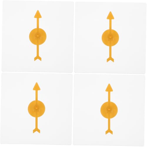 Yardwe 4 Stück Transparenter Pfeilspiel- DIY Transparente Transparentes - Brettspiele Pfeilspinner Brettspiel Pfeile Mathe-Spiel Plastik von Yardwe