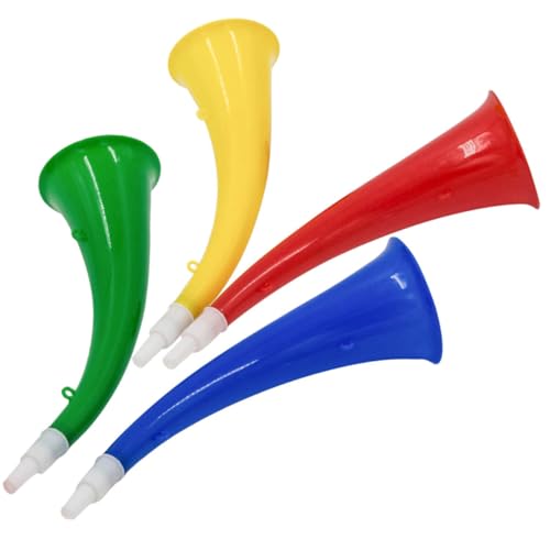 Yardwe 4 Stück Trompete Aus Horn Sportspiele Jubelnde Requisiten Geräuschemacher Trompetenspielzeug Für Hornspielzeug Für Kindertrompete Sammeln Plastik von Yardwe