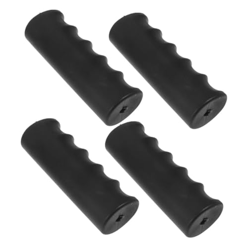 Yardwe 4 Stück Universal-Griffe Für Rollstühle, Gehhilfen Und Schubkarren, rutschfeste PVC-handabdeckungen Für Rollstühle, Verbesserte Griffigkeit, Schwarz von Yardwe