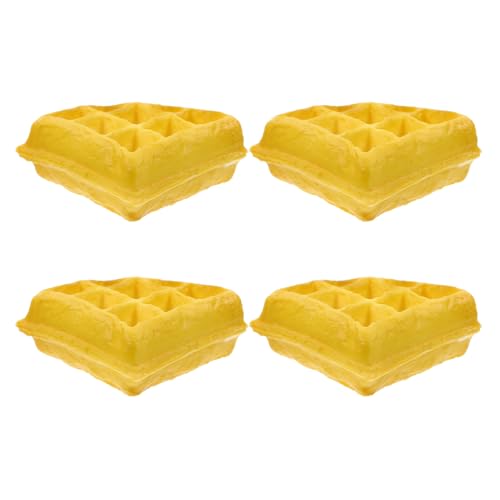 Yardwe 4 Stücke Waffelmodell Realistische Künstliche Waffeln für Deko und Präsentation Küche Restaurant Hotel Events Fotorequisiten für Partys und Feiern Yardwe 4 Stücke Waffelmodell Realistische Künstliche Waffeln für Deko und Präsentation Küche Restaurant Hotel Events Fotorequisiten für Partys und Feiern von Yardwe