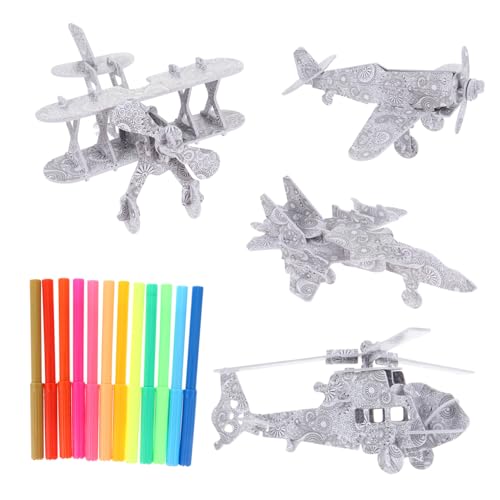 Yardwe 4 Teiliges 3D Stereo Puzzle Erwachsene Kinderpuzzles Kinderpuzzles Malpuzzles Lernpuzzles Spielzeugpuzzles Mit Stiften Graffiti Puzzles DIY Yardwe 4 Teiliges 3D Stereo Puzzle Erwachsene Kinderpuzzles Kinderpuzzles Malpuzzles Lernpuzzles Spielzeugpuzzles Mit Stiften Graffiti Puzzles DIY von Yardwe