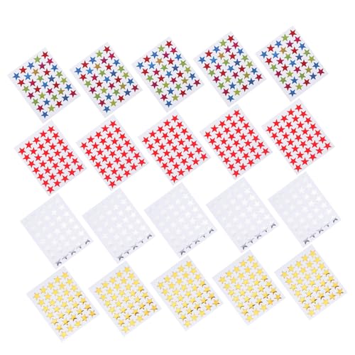 Yardwe 40 Blatt Pentagramm-Aufkleber klassenzimmer Aufkleber Sternaufkleber klein Star-Studentenaufkleber Preisaufkleber Aufkleber für Lehrer farbige Sternaufkleber Silberne Aufkleber Yardwe 40 Blatt Pentagramm-Aufkleber klassenzimmer Aufkleber Sternaufkleber klein Star-Studentenaufkleber Preisaufkleber Aufkleber für Lehrer farbige Sternaufkleber Silberne Aufkleber von Yardwe